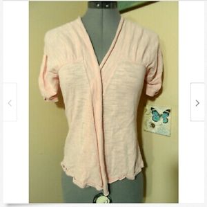 TAKEOUT Shrug Cardigan Sweater Jr. S Pink flyaway